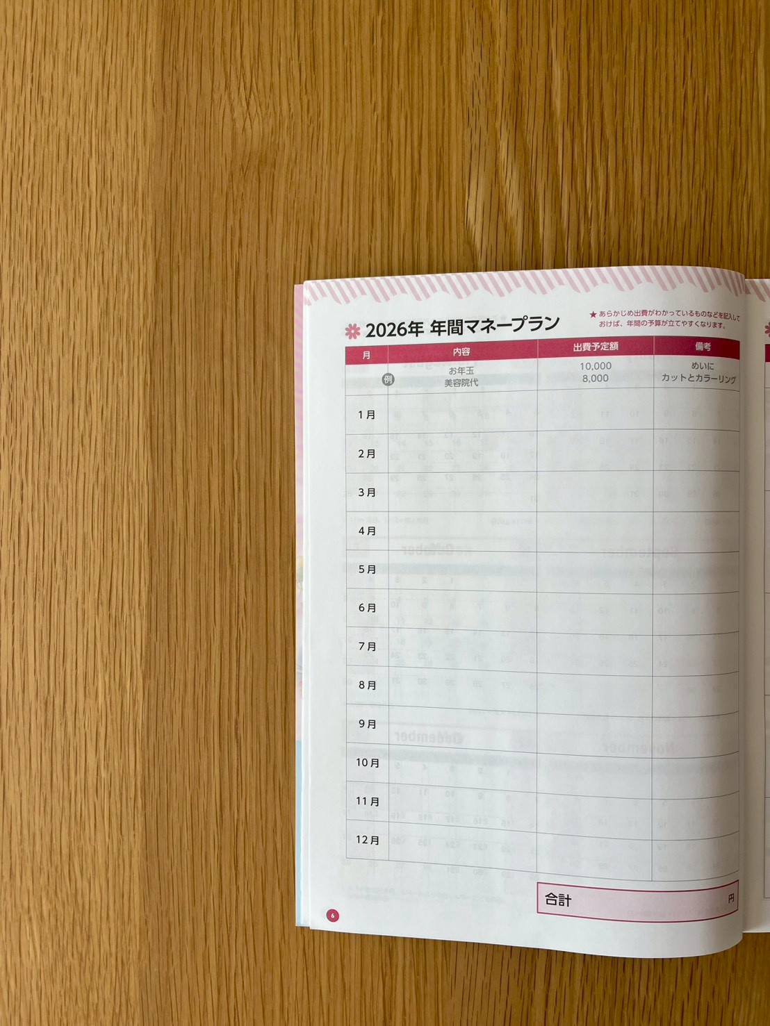 家計簿 ダイソー