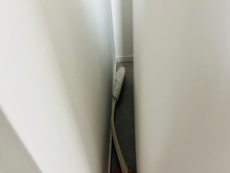 スキマ掃除 洗濯機の横